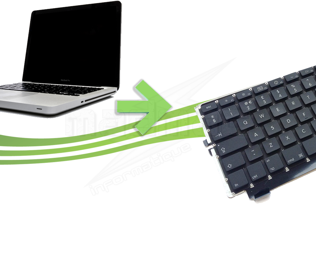Reparation clavier macbook pro unibody