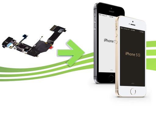 Réparation connecteur de charge , micro et entrée jack pour Iphone 5s