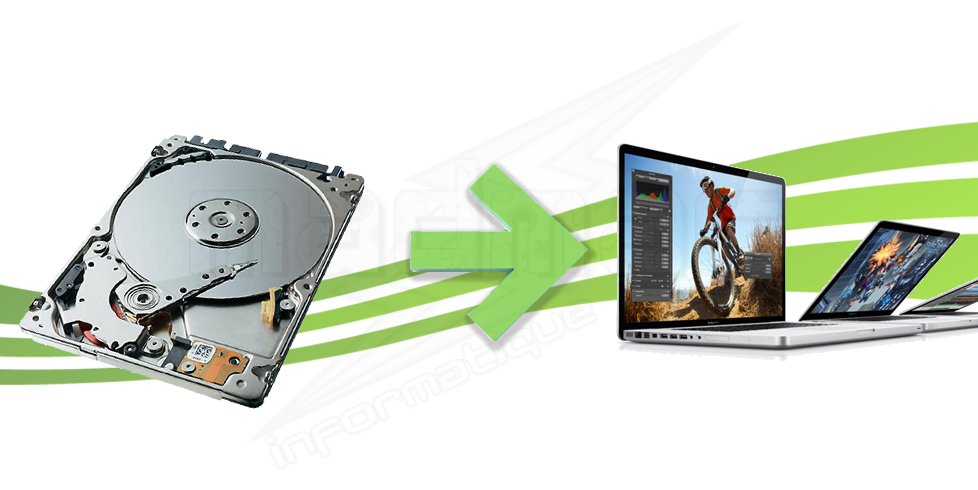 Réparation de disque dur pour portables Macbook