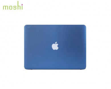coque protection macbook Pro Retina 13 iGlaze Moshi bleu indigo