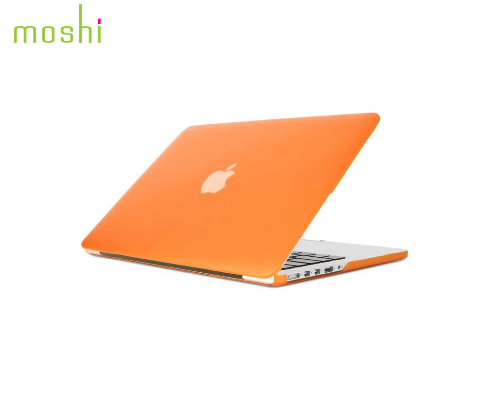 coque protection macbook Pro Retina 13 iGlaze Moshi orange