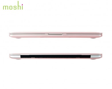 coque protection macbook Pro Retina 13 iGlaze Moshi rose