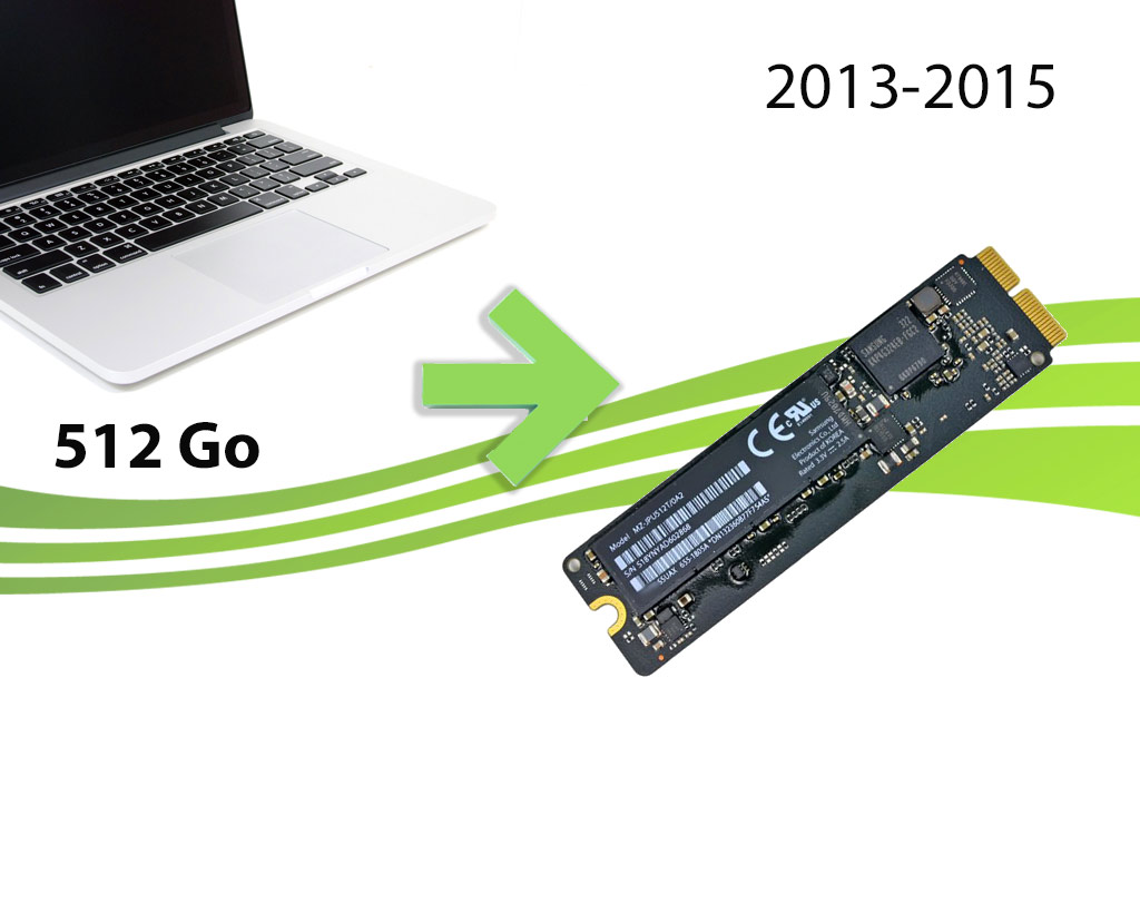 Forfait Remplacement SSD Apple 512 Go pour Macbook Pro Retina Fin 2013-2015